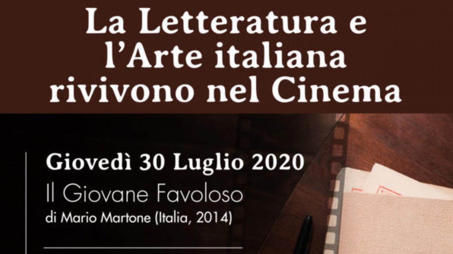 La Letteratura e l’Arte italiana rivivono nel cinema