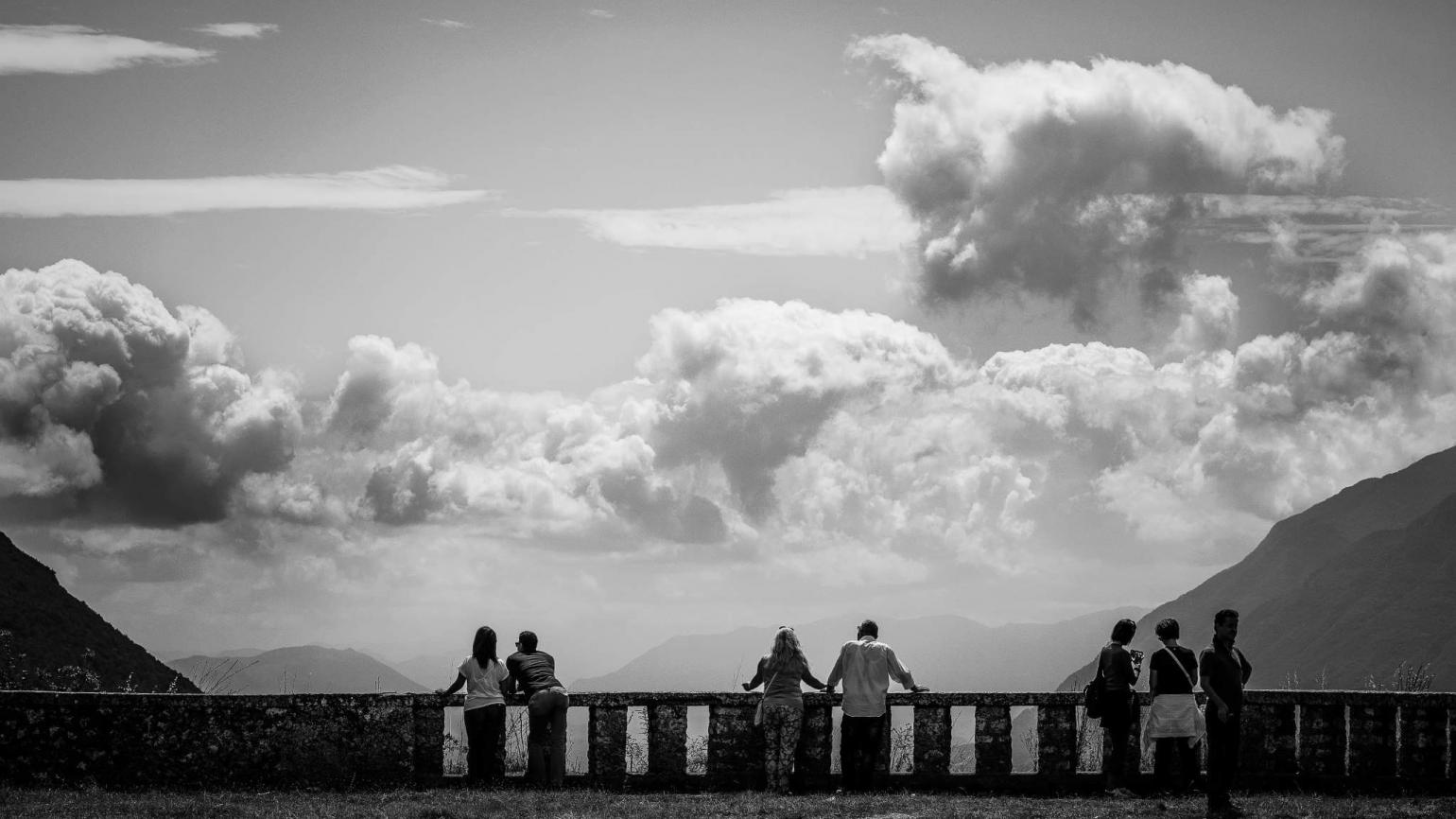 Civita d'Antino, l'affaccio sulla Valle Roveto, foto di Matteo Dellabella 