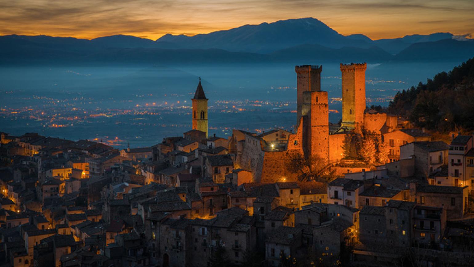 Pacentro (Aq), panorama, foto di Cristian Ciliegi