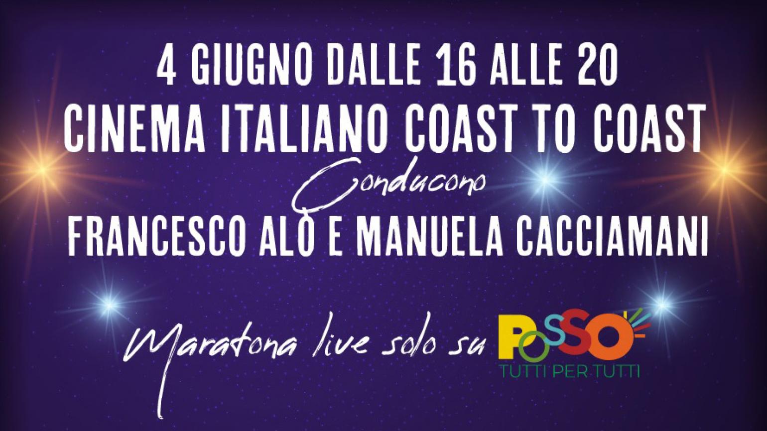 Card Social Maratona Live "Cinema Italia Coast to Coast"