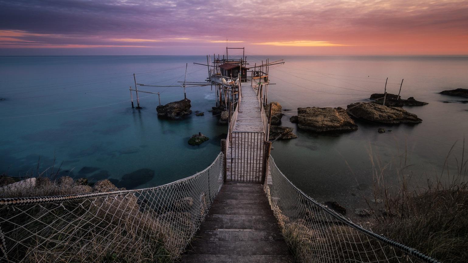 Vasto (Ch), Riserva naturale di Punta Aderci, Trabocco, foto di Roberto Lalli